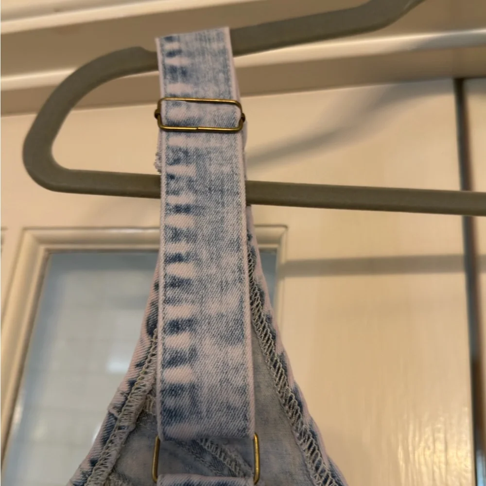 Super cute Blue Denim Midi Dress - Picture 6 of 8